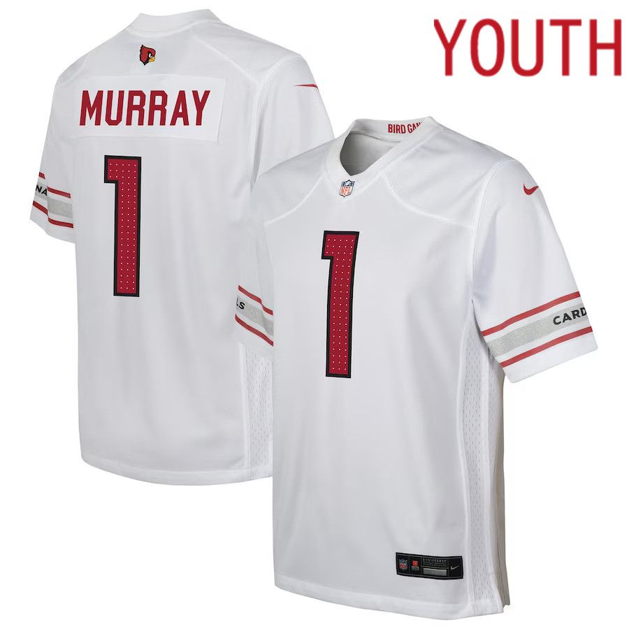 Youth Arizona Cardinals 1 Kyler Murray Nike White Game Player NFL Jersey